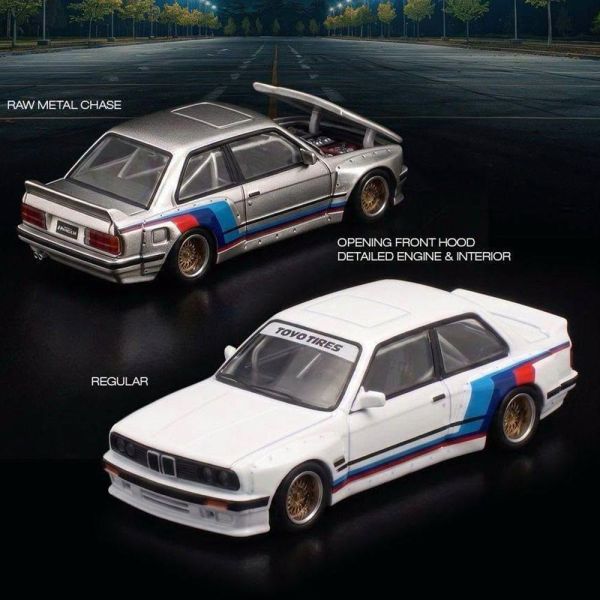 (預購) POP RACE × Enigma 1/64 Pandem E30 - WHITE PRE038 20260909 POP RACE × Enigma 1/64 Pandem E30 - WHITE PRE038