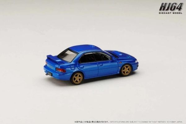 (預購) Hobby JAPAN 1/64 本田 SUBARU IMPREZA WRX Type RA STi Ver.Ⅳ V-Limited 1998 SONIC BLUE MICA HJ644013BBL 20260709 Hobby JAPAN 1/64 本田 SUBARU IMPREZA WRX Type RA STi Ver.Ⅳ V-Limited 1998 SONIC BLUE MICA HJ644013BBL