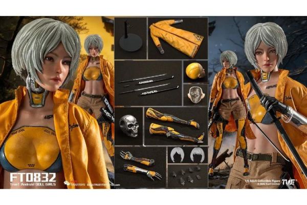 (預購) True1Toys 1/6 人造人Bill 白髮版 FT0832 可動完成品 20260416 True1Toys 1/6 人造人Bill 白髮版 FT0832 可動完成品
