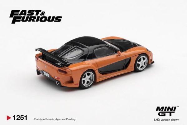 (預購) [吊卡版] MINIGT 1/64 馬自達 Mazda RX-7 VeilSide Fortune 玩命關頭3:東京甩尾 韓哥 MGT01251-BL LHD 20260604 [吊卡版] MINIGT 1/64 馬自達 Mazda RX-7 VeilSide Fortune 玩命關頭3:東京甩尾 韓哥 MGT01251-BL LHD