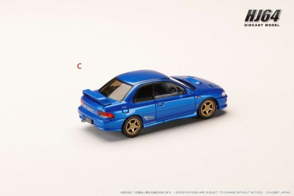 Hobby JAPAN 1/64 速霸陸 SUBARU Impreza PURE SPORTS COUPE WRX type R STi Version 雲母藍 HJ641079ABL Hobby JAPAN 1/64 速霸陸 SUBARU Impreza PURE SPORTS COUPE WRX type R STi Version 雲母藍 HJ641079ABL