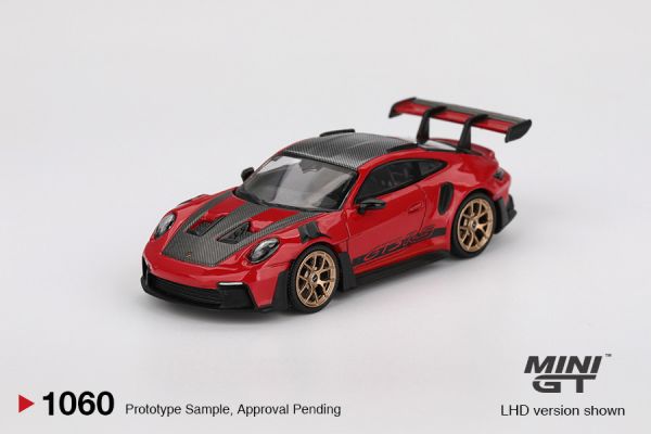 MINIGT 1/64 保時捷 Porsche 911 (992) GT3 RS Weissach Package Guards Red MGT01060-L MINIGT 1/64 保時捷 Porsche 911 (992) GT3 RS Weissach Package Guards Red MGT01060-L