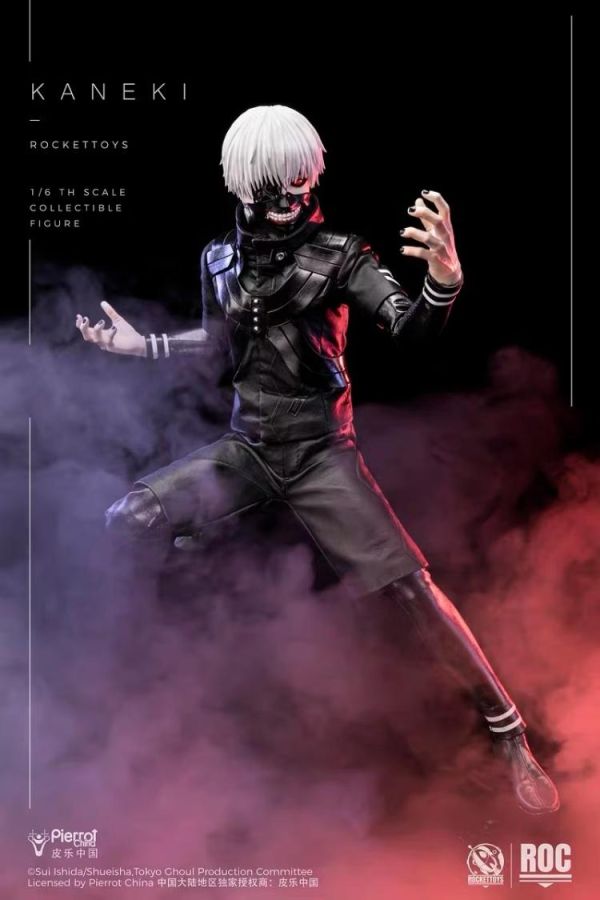 (預購) ROCKETTOYS 正版授權 1/6 東京喰種 金木研 KANEKI 戰鬥服Ver 可動完成品 20260716 ROCKETTOYS 正版授權 1/6 東京喰種 金木研 KANEKI 戰鬥服Ver 可動完成品