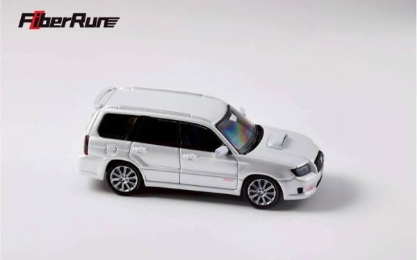 Fiberrun 1/64 速霸陸 SUBARU Forester SG9 金屬白 Fiberrun 1/64 速霸陸 SUBARU Forester SG9 金屬白