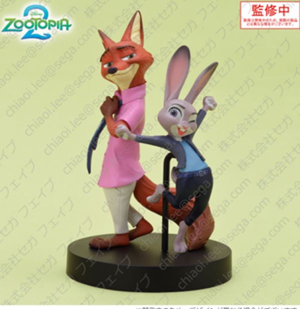 (預購) SEGA 景品 動物方城市2 ACT/CUT 尼克與茱蒂公仔 2512 (預購) SEGA 景品 動物方城市2 ACT/CUT 尼克與茱蒂公仔
