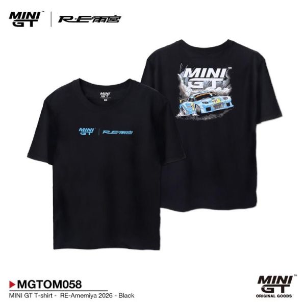 (預購) MINIGT T-shirt RE-Amemiya 2026 黑色 XS 20260326 MINIGT T-shirt RE-Amemiya 2026 黑色 XS