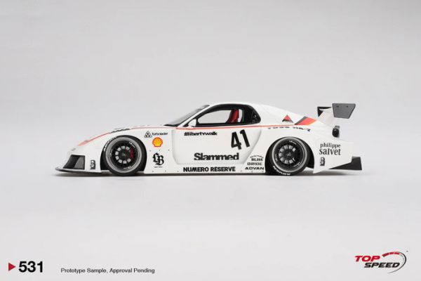 TOPSPEED 1/18 MAZDA RX-7 LB-Super Silhouette #41 Numero Reserve LBWK 馬自達 寬體式樣 TS0531 TOPSPEED 1/18 MAZDA RX-7 LB-Super Silhouette #41 Numero Reserve LBWK 馬自達 寬體式樣 TS0531