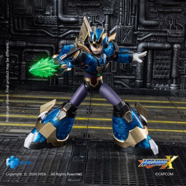 (預購) Hiya Toys E.B.S. 15.5cm 洛克人X系列 艾克斯 究極裝甲ver. 可動完成品 EBM0383 20260924 Hiya Toys E.B.S. 15.5cm 洛克人X系列 艾克斯 究極裝甲ver. 可動完成品 EBM0383