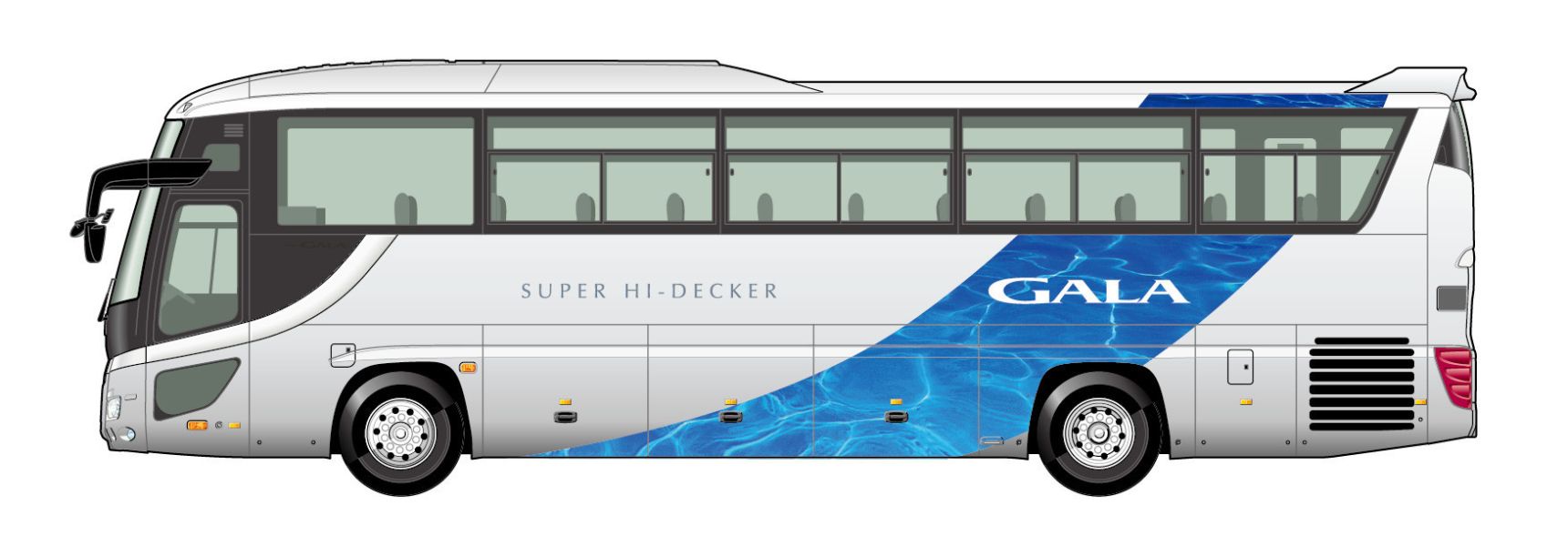 1/32 ISUZU Gala Super Hi Decker 附駕駛及車掌小姐人形 FUJIMI 觀光巴士3EX1 組裝模型 FUJIMI,富士美,1/32,觀光巴士,HINO,SELEGA,Super,Hi-Decker,
