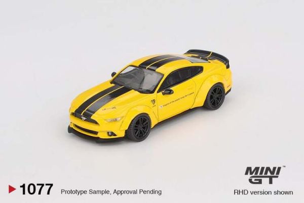 (預購) MINIGT 1/64 福特 LB-WORKS FORD MUSTANG Triple Yellow MGT01077-L (預購) MINIGT 1/64 福特 LB-WORKS FORD MUSTANG Triple Yellow MGT01077-L