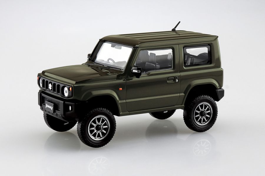 [免上色 免膠水] AOSHIMA 青島 1/32 Snap Kit 08-SP1 鈴木Jimny 定製輪 叢林綠 組裝模型 [免上色 免膠水] AOSHIMA 青島 1/32 Snap Kit 08-SP1 鈴木Jimny 定製輪 叢林綠 組裝模型