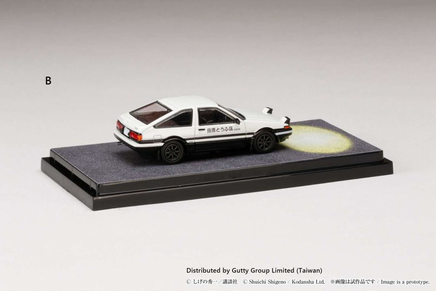 Hobby JAPAN 1/64 豐田 Toyota SPRINTER TRUENO GT APEX (AE86) / 頭文字D場景系列 藤原拓海 VS 秋山渉 正丸山道戰 HJ641052DC Hobby JAPAN 1/64 豐田 Toyota SPRINTER TRUENO GT APEX (AE86) / 頭文字D場景系列 藤原拓海 VS 秋山渉 正丸山道戰 HJ641052DC