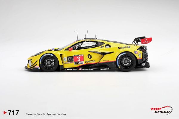 (預購) TOP SPEED 1/18 雪佛蘭 Chevrolet Corvette Z06 GT3.R #3 Corvette Racing by Pratt Miller Motorsports 2026 IMSA Daytona 24 Hrs TS0717 20260824 TOP SPEED 1/18 雪佛蘭 Chevrolet Corvette Z06 GT3.R #3 Corvette Racing by Pratt Miller Motorsports 2026 IMSA Daytona 24 Hrs TS0717