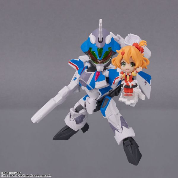 BANDAI TINY SESSION 超時空要塞Delta VF-31J 齊格菲 疾風機＆芙蕾雅 BANDAI TINY SESSION 超時空要塞Delta VF-31J 齊格菲 疾風機＆芙蕾雅