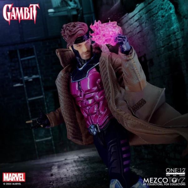 (預購) MEZCO TOYZ One:12 Collective 金牌手 Gambit 約17cm 可動完成品 20260120 MEZCO TOYZ One:12 Collective 金牌手 Gambit 約17cm 可動完成品