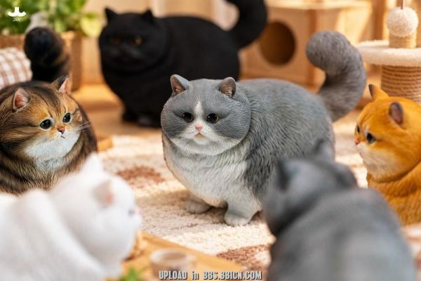 (預購) JXK Studio 動物公仔 胖團貓 JXK390A/JXK390C/JXK390D/JXK390E/JXK390F 分別販售 20261105 JXK Studio 動物公仔 胖團貓 JXK390A/JXK390C/JXK390D/JXK390E/JXK390F 分別販售