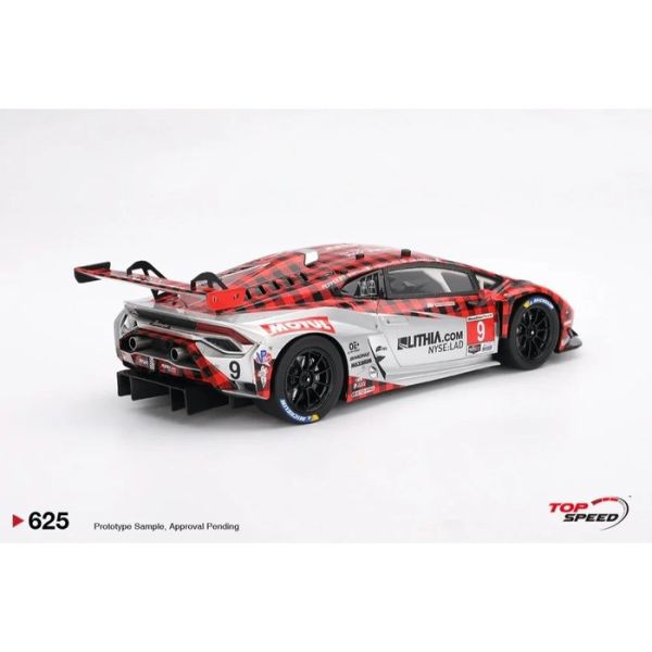 TOP SPEED 1/18 藍寶堅尼 Lamborghini Huracan GT3 EVO2 #9 Pfaff Motorsports IMSA SEBRING 12 Hrs TS0625 TOP SPEED 1/18 藍寶堅尼 Lamborghini Huracan GT3 EVO2 #9 Pfaff Motorsports IMSA SEBRING 12 Hrs TS0625