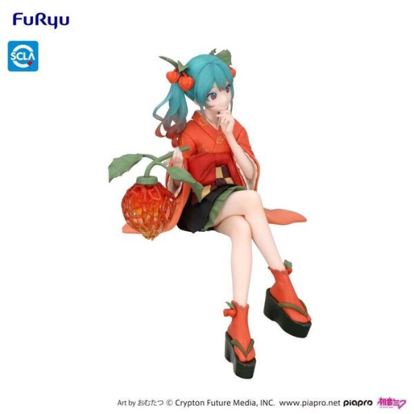 Furyu 景品 初音未來 泡麵蓋公仔 花精靈冬季櫻桃ver. 2509 Furyu 景品 初音未來 泡麵蓋公仔 花精靈冬季櫻桃ver.
