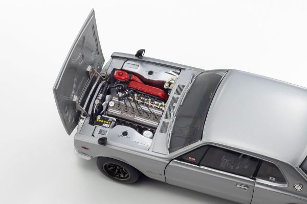 (預購) KYOSHO 京商 1/18 日產 Nissan Skyline 2000 GT-R KPGC10 Silver/White 分別販售 20261029 KYOSHO 京商 1/18 日產 Nissan Skyline 2000 GT-R KPGC10 Silver/White 分別販售