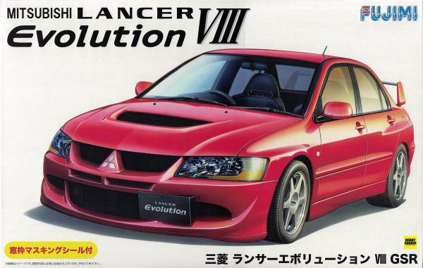1/24 三菱 LANCER Evolution VIII GSR FUJIMI ID180 富士美 組裝模型   EVO鯊 FUJIMI,1/24,ID,三菱,MITSUBISHI,LANCER,EVOLUTION,EVO,GSR,