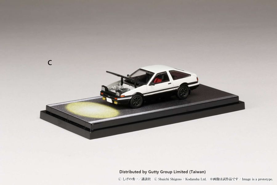 Hobby JAPAN 1/64 豐田 Toyota SPRINTER TRUENO GT APEX (AE86) / 頭文字D場景系列 藤原拓海 VS 舘智幸 栃木縣山道戰 HJ641052DD Hobby JAPAN 1/64 豐田 Toyota SPRINTER TRUENO GT APEX (AE86) / 頭文字D場景系列 藤原拓海 VS 舘智幸 栃木縣山道戰 HJ641052DD