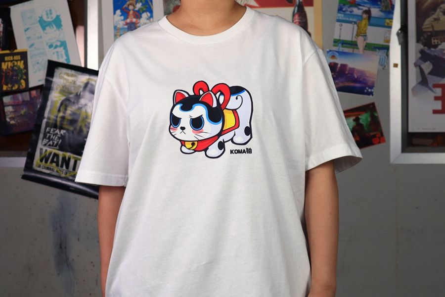 NEXTee KONEKO KOMA 短袖T恤 白色＆黑色 NEXTee KONEKO KOMA 短袖T恤 白色＆黑色