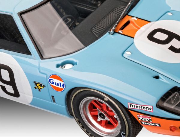 Revell 1/24 福特 GT40 利曼1968 組裝模型 Revell 1/24 福特 GT40 利曼1968 組裝模型