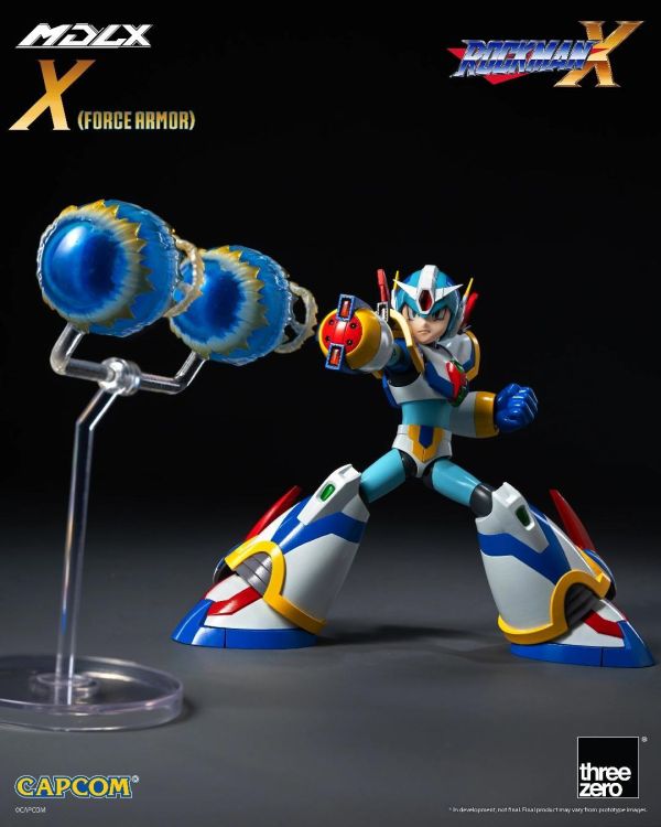 (預購) threezero MDLX X 洛克人X 洛克人 武力裝甲 12.3cm 3Z09888A0 可動完成品 20260907 threezero MDLX X 洛克人X 洛克人 武力裝甲 12.3cm 3Z09888A0 可動完成品