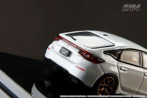 Hobby JAPAN 1/64 本田 Honda CIVIC RS Customized Version Platinum White Pearl 珍珠白 HJ642046BW Hobby JAPAN 1/64 本田 Honda CIVIC RS Customized Version Platinum White Pearl 珍珠白 HJ642046BW