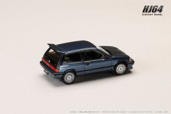 Hobby JAPAN 1/64 本田 Honda CIVIC (AT) LATE VERSION / JDM Street Racer 藍 HJ645029BL Hobby JAPAN 1/64 本田 Honda CIVIC (AT) LATE VERSION / JDM Street Racer 藍 HJ645029BL
