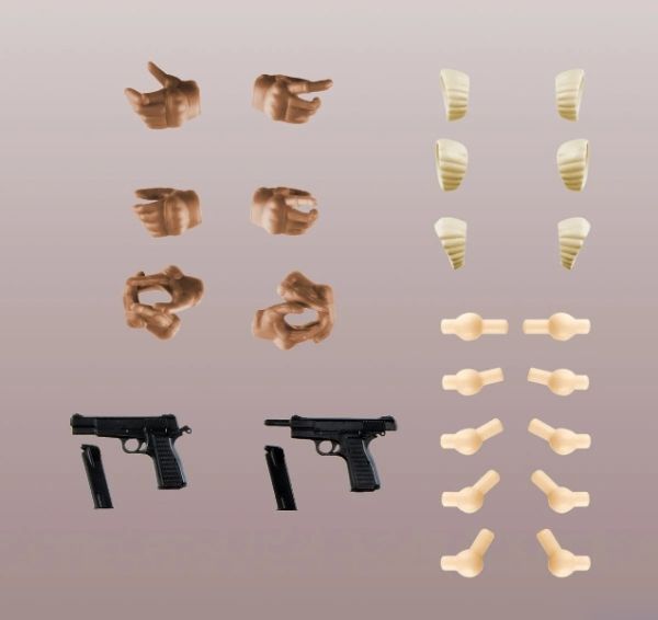 TOMYTEC 1/12 迷你武裝X創彩少女庭園 LAOP13 戰術手套2 左輪手槍組 褐色 組裝模型 TOMYTEC 1/12 迷你武裝X創彩少女庭園 LAOP13 戰術手套2 左輪手槍組 褐色 組裝模型