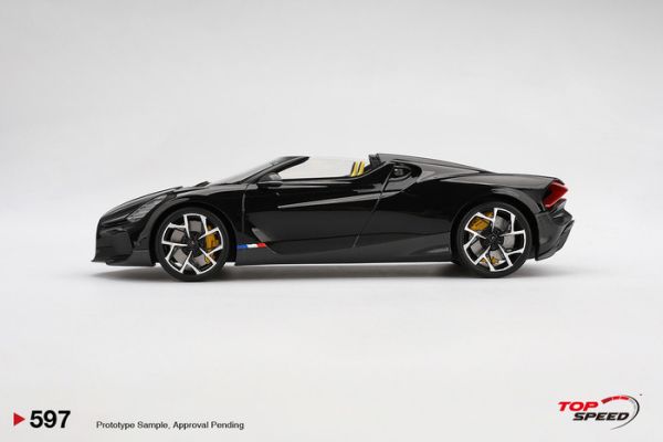 TOP SPPED 1/18 布加提 Bugatti W16 Mistral Black TS0597 TOP SPPED 1/18 布加提 Bugatti W16 Mistral Black TS0597