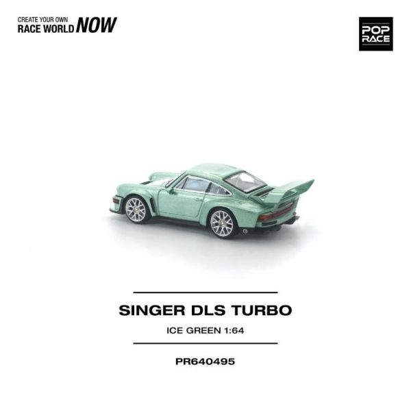 (預購) POP RACE 1/64 SINGER DLS TURBO ICE GREEN PR640495 20260423 POP RACE 1/64 SINGER DLS TURBO ICE GREEN PR640495