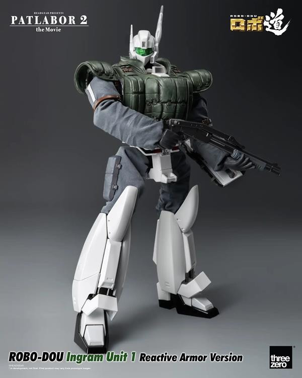 threezero 機動警察劇場版Ⅱ ROBO-DOU 英格倫1號機反應裝甲 可動完成品 threezero 機動警察劇場版Ⅱ ROBO-DOU 英格倫1號機反應裝甲 可動完成品