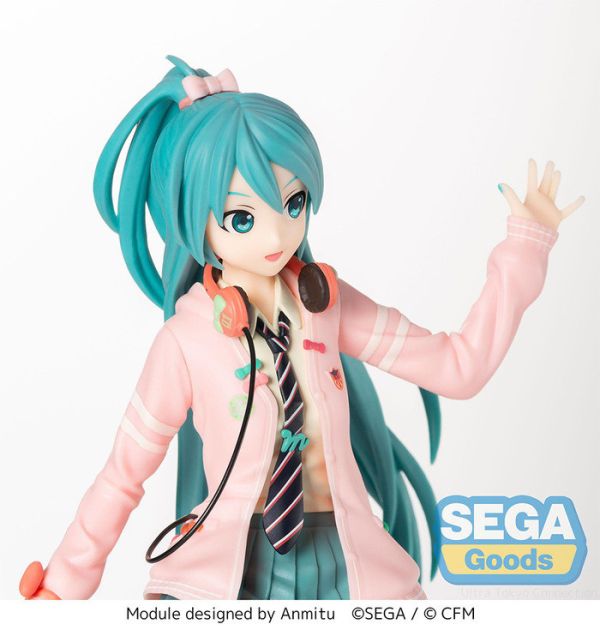 [再販] SEGA 景品 初音未來 Project DIVA Arcade Future Tone SPM公仔 蝴蝶結女孩 [再販] SEGA 景品 初音未來 Project DIVA Arcade Future Tone SPM公仔 蝴蝶結女孩