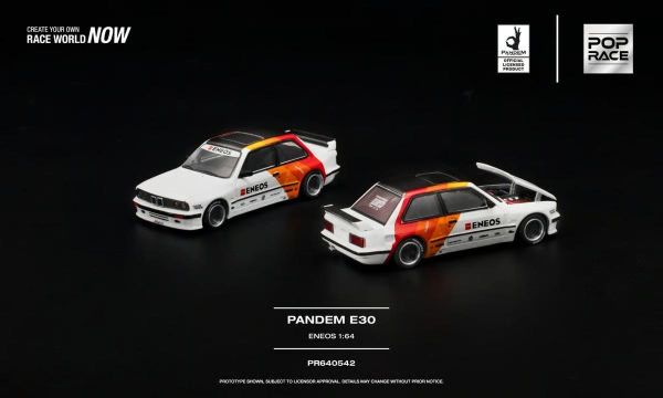 (預購) POP RACE 1/64 PANDEM E30 ENEOS PR640542 20260906 POP RACE 1/64 PANDEM E30 ENEOS PR640542