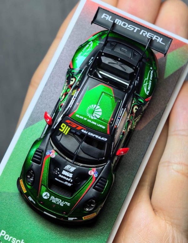 (預購) Almost Real 1/64 保時捷 Porsche 911 GT3 R 2026 GT WORLD Challenge Asia Mandalika # 911 20260914 Almost Real 1/64 保時捷 Porsche 911 GT3 R 2026 GT WORLD Challenge Asia Mandalika # 911