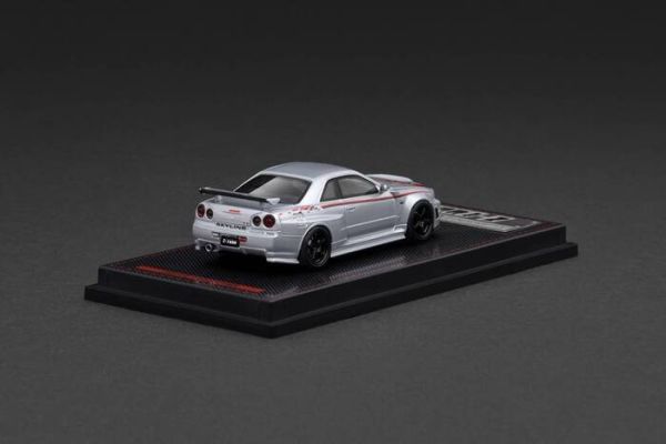 ignition model 1/64 日產 Nissan Nismo R34 GT-R Z-tune Silver IG3840 ignition model 1/64 日產 Nissan Nismo R34 GT-R Z-tune Silver IG3840