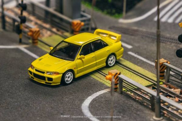 TARMAC WORKS 1/64 三菱 Mitsubishi Lancer GSR Evolution III EVO三代 耀眼黃 車模雙卡組 T64G-050-YL TARMAC WORKS 1/64 三菱 Mitsubishi Lancer GSR Evolution III EVO三代 耀眼黃 車模雙卡組 T64G-050-YL