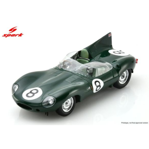 (預購) Spark 1/43 Jaguar D-Type No.8 Le Mans 24H 1958 S2935 20260823 Spark 1/43 Jaguar D-Type No.8 Le Mans 24H 1958 S2935
