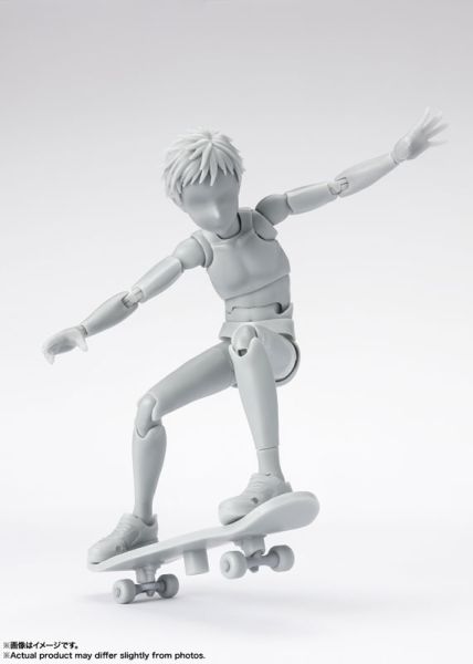 BANDAI S.H.Figuarts SHF 素體君 學校生活 Edition DX SET Gray Color Ver. BANDAI S.H.Figuarts SHF 素體君 學校生活 Edition DX SET Gray Color Ver.