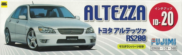 1/24 TOYOTA Altezza RS200 附 金屬排氣管 FUJIMI ID20 富士美 組裝模型 FUJIMI,1/24,ID,TOYOTA,Altezza,RS200,
