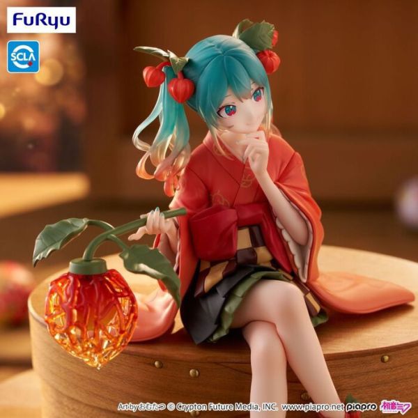 Furyu 景品 初音未來 泡麵蓋公仔 花精靈冬季櫻桃ver. 2509 Furyu 景品 初音未來 泡麵蓋公仔 花精靈冬季櫻桃ver.