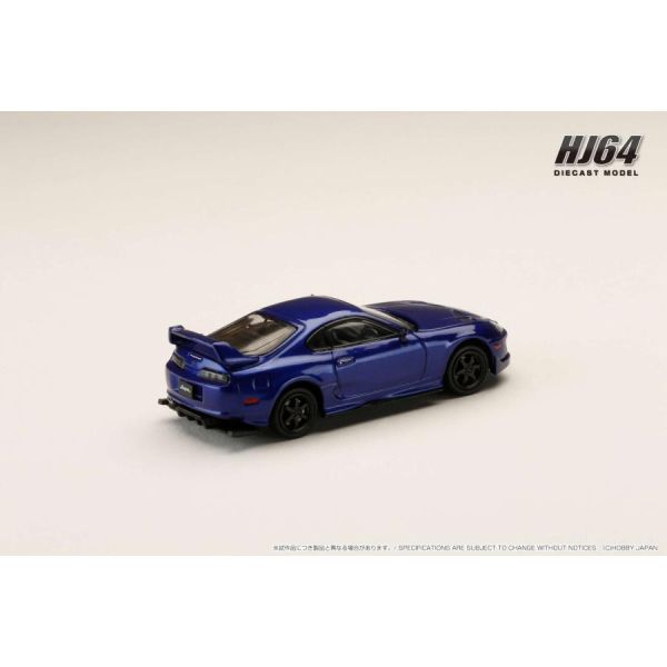 Hobby JAPAN 1/64 豐田 Toyota SUPRA JZA80 JDM改裝版 金屬藍色 Hobby JAPAN 1/64 豐田 Toyota SUPRA JZA80 JDM改裝版 金屬藍色