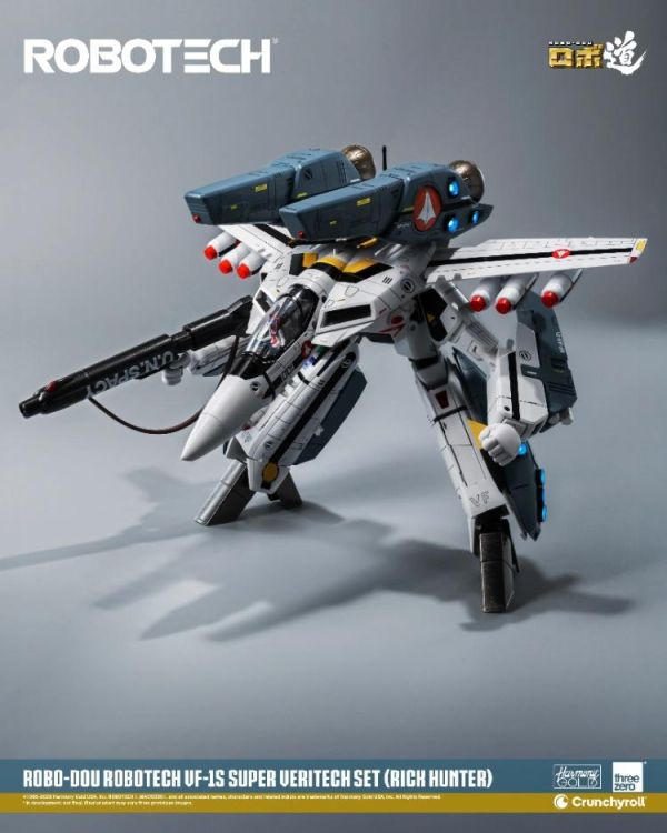 (預購) threezero ROBO-DOU 超時空要塞 VF-1S 變形戰鬥機超級裝甲套裝 RICK HUNTER 20.3cm 3Z03076W0 20260614 threezero ROBO-DOU 超時空要塞 VF-1S 變形戰鬥機超級裝甲套裝 RICK HUNTER 20.3cm 3Z03076W0