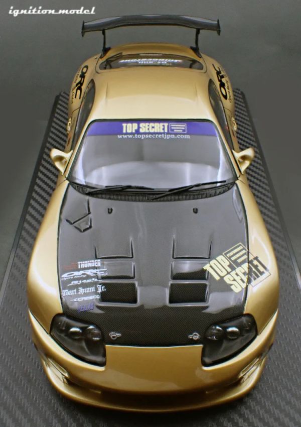 ignition model 1/18 豐田 TOP SECRET GT300 TOYOTA Supra (A80) Gold ignition model 1/18 豐田 TOP SECRET GT300 TOYOTA Supra (A80) Gold