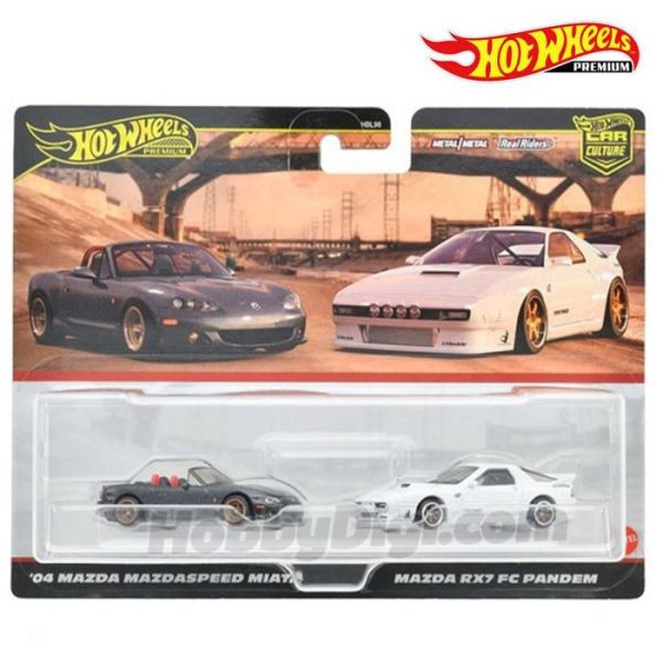 Hot wheels 風火輪 汽車文化雙車套裝 2004 馬自達 MAZDA MAZDASPEED MIATA & MAZDA RX7 FC PANDEM Hot wheels 風火輪 汽車文化雙車套裝 2004 馬自達 MAZDA MAZDASPEED MIATA & MAZDA RX7 FC PANDEM