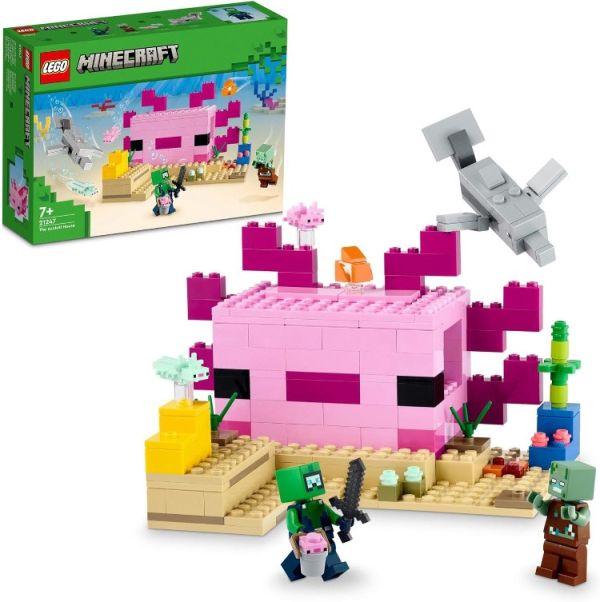 LEGO 樂高 21247 Minecraft The Axolotl House LEGO 樂高 21247 Minecraft The Axolotl House