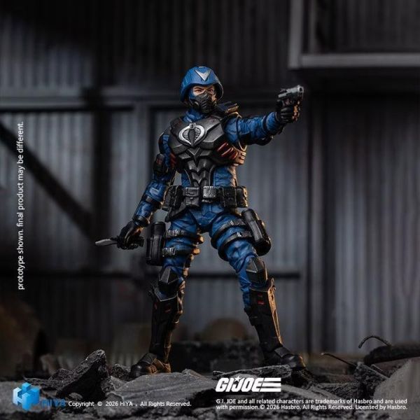(預購) Hiya Toys E.M.S. 1/18 10.5cm 特種部隊 眼鏡蛇軍官 EMG0454 可動完成品 20260825 Hiya Toys E.M.S. 1/18 10.5cm 特種部隊 眼鏡蛇軍官 EMG0454 可動完成品