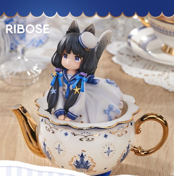 RIBOSE 核糖文化 DLC 茶會貓 奶牛貓 PVC RIBOSE 核糖文化 DLC 茶會貓 奶牛貓 PVC